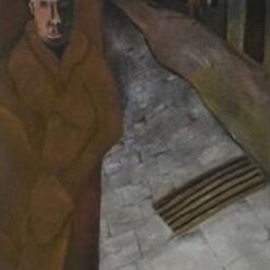 Hand - Painted "Memory of London" Inspired Expressionist Genre Oil Painting by Dafen Village Studios - A Treasure for Art Enthusiasts