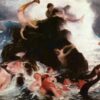 Mythological Symbolist Masterpiece-Inspired Oil Painting by Da Fen Village Artists: Arnold Böcklin’s Mermaids at Play