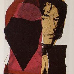 Exquisite Andy Warhol-Inspired Mick Jagger (1975) Pop Art Portrait Oil Painting - Handmade in Dafen Village for Art Collectors and Pop Culture Fans