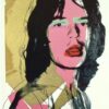 Authentic-looking Pop Art Portrait Oil Painting - Inspired by Andy Warhol's 'Mick Jagger' (1975), Handmade in Dafen Village