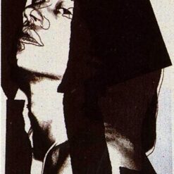 Unique Dafen Village Creation - Oil Painting of Andy Warhol's 'Mick Jagger' (1975) Pop Art Portrait