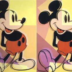 Authentically Styled 'Mickey' Inspired Design after Andy Warhol's 1982 Masterpiece, from Dafen Village