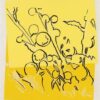 Authentic-looking Pop Art Flower Oil Painting - Inspired by Andy Warhol's 'Mimosas' (1976), Handmade in Dafen Village