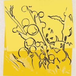 Authentic-looking Pop Art Flower Oil Painting - Inspired by Andy Warhol's 'Mimosas' (1976), Handmade in Dafen Village