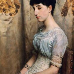 High - Quality Reproduction of Alma - Tadema's Miss Alice Lewis Portrait Oil Painting - Exclusive from Dafen Village Artisans