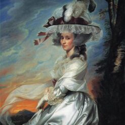 Museum-Quality Reproduction of Mrs. Daniel Denison Rogers Portrait INSPIRED BY John Singleton Copley’s c.1784 Neoclassical Work at Fogg Museum