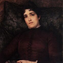 Hand - Painted Portrait Oil Painting on Canvas Inspired by Alma - Tadema's Mrs Frank D. Millet - Direct from Dafen Village Studio