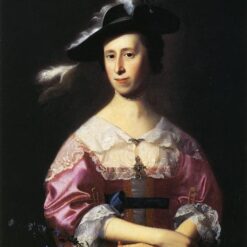 Dafen Village Hand-Painted Oil Canvas: Mrs. Samuel Quincy INSPIRED BY John Singleton Copley’s c.1761 Neoclassical Portrait Masterpiece