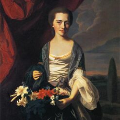 Museum-Quality Reproduction of Mrs. Woodbury Langdon Portrait INSPIRED BY John Singleton Copley’s 1767 Neoclassical Work
