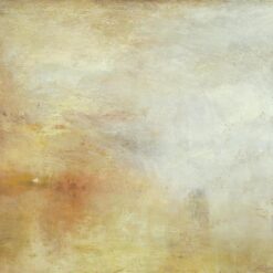 Unique 'Sun Setting over a Lake' - Style Landscape Oil Painting Inspired by J.M.W. Turner, Professionally Painted in Dafen Village, Ideal for Statement Home Decor