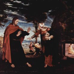 High - Quality 'Noli me tangere' - themed Northern Renaissance Style Religious Oil, Panel & Tempera Painting - Dafen Village Artists' Creation