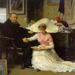High - Quality Hand - Painted Replica Inspired by John Everett Millais' "North West Passage" (1874) - Realist Genre Oil Painting from Dafen Village Studios for Art Enthusiasts Searching for Maritime - Themed Art on Google