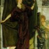 Not at Home Sir" - Inspired by Sir Lawrence Alma-Tadema's 1879 Romantic Genre Oil Painting, Handmade Reproduction from Dafen Village Studio