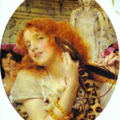 Hand - Painted Oil Painting on Canvas Inspired by Alma - Tadema's Bacchante - Direct from Dafen Village Studio