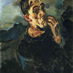 Customizable Oil Painting Inspired by Oskar Kokoschka's 'Self-Portrait with Hand by his face' - Dafen Village's Special Offer