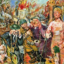 Customizable Oil Painting Inspired by Oskar Kokoschka's 'Anschluß - Alice in Wonderland' - Dafen Village's Special Offer