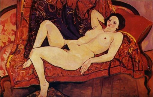 Customizable Oil Rendition of Valadon’s “Nude on the sofa” – Dafen Village Studio’s Special Offer