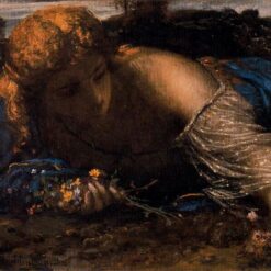 Böcklin-Inspired "Nymph" Oil Painting – Hand-Painted Symbolist Mythological Art for Classic Home & Luxury Wall Décor | DaFen Village Studio