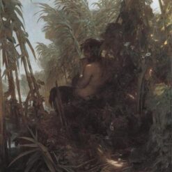 Large - Format Symbolist Wall Art INSPIRED BY Böcklin’s Iconic Pan Among the Reeds