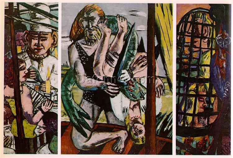 Essen Folkwang Museum-Inspired Replica: Perseus INSPIRED BY Max Beckmann