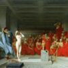 Exquisite 'Phryne before the Areopagus' Inspired Oil Painting by Jean - Leon Gerome, 80x128cm - Direct from Dafen Village Studio