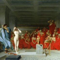 Exquisite 'Phryne before the Areopagus' Inspired Oil Painting by Jean - Leon Gerome, 80x128cm - Direct from Dafen Village Studio