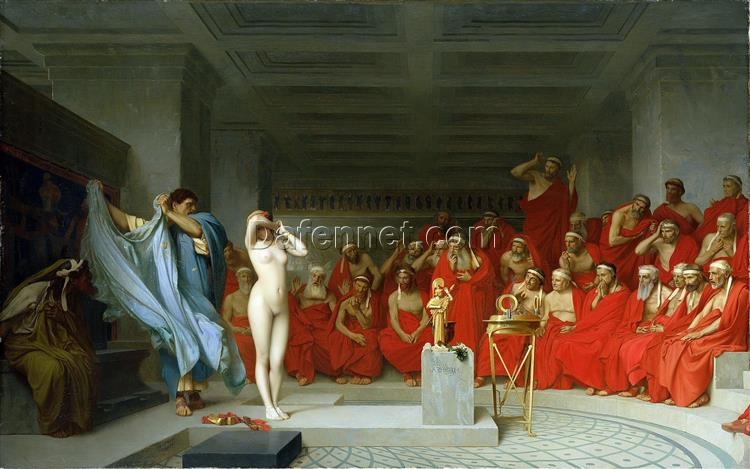 Exquisite ‘Phryne before the Areopagus’ Inspired Oil Painting by Jean – Leon Gerome, 80x128cm – Direct from Dafen Village Studio
