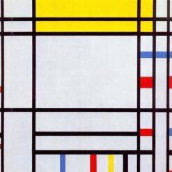High-Quality Reproduction of Mondrian's "Place de la Concorde" (1938 - 1943) Oil Painting on Canvas - Direct from Dafen Village Studio