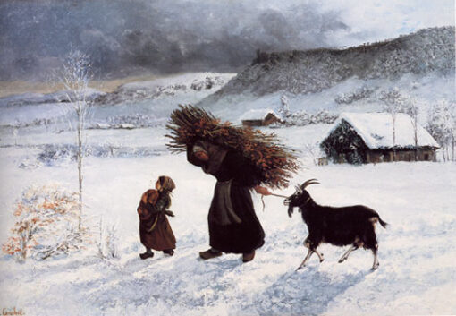 Custom-Made Oil on Canvas Painting Inspired by Gustave Courbet’s ‘Poor Woman of the Village’ – Unique Creations Tailored to Your Taste by Dafen Village Studios