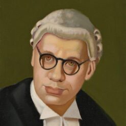 Portrait of Jacques Rosselli II" Inspired by Tamara de Lempicka – Elegant Art Deco Portrait Painting