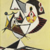 High-Definition Reproduction of Arshile Gorky's 1938 'Portrait (Head)' Cubist Abstract Oil Painting on Canvas from Dafen Village Studio for Art Galleries and Corporate Decor