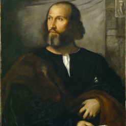Luxury Art Reproduction – Portrait of a Bearded Man Inspired by Titian – Custom Oil Painting for Home & Gallery
