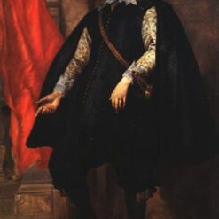 Dafen Village Hand-Painted “Portrait of a Gentleman” INSPIRED BY Anthony van Dyck's 1624 Baroque Portrait Masterpiece for Art Aficionados