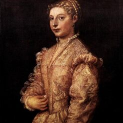 Titian’s Portrait of a Girl – 1545 Mannerism Oil on Canvas