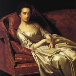 Authentic Handmade Oil Painting of Portrait of a Lady INSPIRED BY John Singleton Copley’s 1771 LACMA - Housed Neoclassical Work