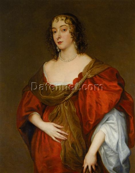 Exquisite Replica of Van Dyck’s “Portrait of a Lady” INSPIRED BY Anthony van Dyck