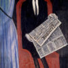 portrait of a man with a newspaper
