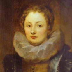 Collector's Gem: Dafen Village's High-Quality “Portrait of a Noblewoman” INSPIRED BY Van Dyck's Baroque Portrait Oil Painting