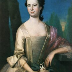 Dafen Village Hand-Painted Oil Canvas Replica: Portrait of a Woman INSPIRED BY John Singleton Copley’s 1755 Neoclassical Portrait Masterpiece