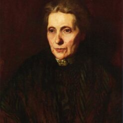 Hand-Painted Replica of Thomas Eakins' "Portrait of a Woman" (c.1894 - 1900) - Enigmatic Realist Portrait Oil Painting on Canvas from Dafen Village, Ideal for Art Lovers and Portrait Enthusiasts