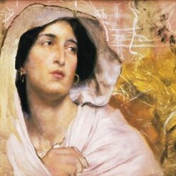 Customizable Oil Portrait Inspired by Alma - Tadema's Portrait of a Woman - Handmade in Dafen Village