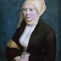 High - Quality 'Portrait of a Woman from Southern Germany' - themed Northern Renaissance Style Oil Painting on Panel - Dafen Village Artists' Creation