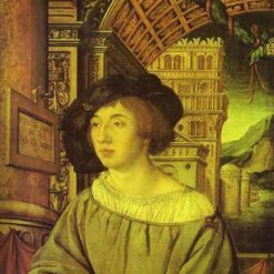 High-quality Replica 'Portrait of a Young Man' INSPIRED BY Hans Holbein the Younger - Northern Renaissance Oil, Wood & Tempera Painting from Dafen Village for Home and Office Decorators
