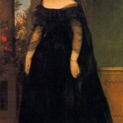 Hand-Painted Romantic Wall Art INSPIRED BY Böcklin’s Fanny Janauschek Portrait