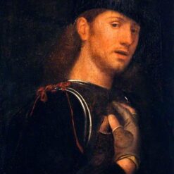 High - Quality Replica of Giorgione's 'Portrait of An Archer' - Exquisite High Renaissance Portrait Oil Painting by Dafen Village Studio