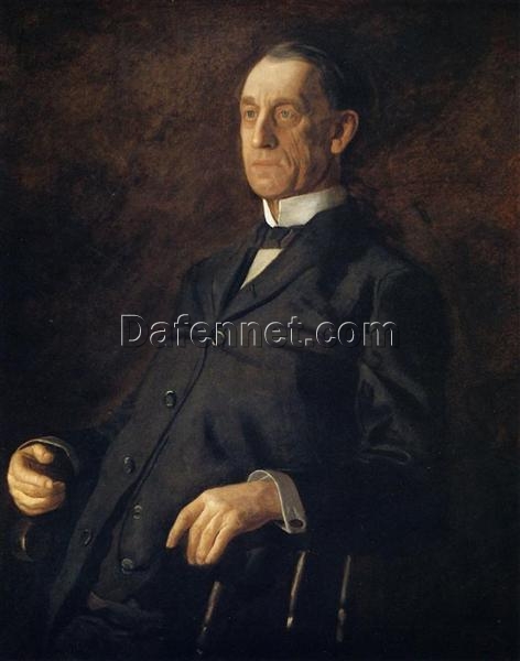 Exquisite Hand – Painted Replica of Thomas Eakins’ ‘Portrait of Asburyh W. Lee’ (1905) in Realism – Dafen Village Masterpiece