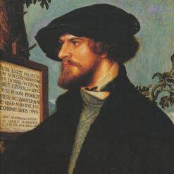 High - Quality 'Portrait of Bonifacius Amerbach' - themed Northern Renaissance Style Oil Painting on Wood - Dafen Village Artists' Creation
