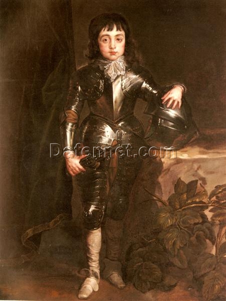 Royal Replica: Portrait of Charles II as Prince of Wales INSPIRED BY Anthony van Dyck
