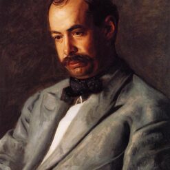 High-Quality Hand-Painted Replica of Thomas Eakins' 'Portrait of Charles Percival Buck' (1904) in Realistic Style - Dafen Village Craftsmanship on Display