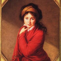 Exquisite Dafen Village-Crafted Oil Canvas: Portrait of Countess Golovine INSPIRED BY Louise Elisabeth Vigee Le Brun’s c.1800 Creation